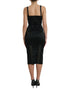 Dolce & Gabbana Black Bustier Corset Lace Bodycon Midi Dress