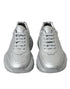 Dolce & Gabbana Silver DAYMASTER Leather Men Casual Sneakers Shoes
