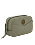 Versace White Quilted Lamb Leather Camera Shoulder Bag for Women