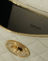 Versace Elegant White Lamb Leather Belt Bag for Women