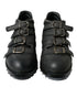 Dolce & Gabbana Black Leather Strap Men Ankle Boots Shoes