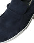 Dolce & Gabbana Blue Suede Caiman Loafers Saint Tropez Shoes