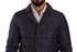 Dolce & Gabbana Blue Silk Goat Coat Blouson Winter Jacket