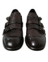 Dolce & Gabbana Brown Leather Strap Formal Dress Shoes