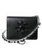 Dolce & Gabbana Crystal-Embellished Cardholder Wallet Black Calf Leather Women