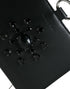 Dolce & Gabbana Crystal-Embellished Cardholder Wallet Black Calf Leather Women