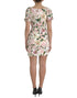 Dolce & Gabbana Pink Lily Viscose Sheath Stretch Mini Dress