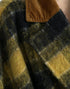 Dolce & Gabbana Yellow Checkered Long Sleeve Coat Jacket
