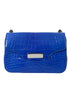 Balenciaga Neo Classic Mini Shoulder Bag – Blue Alligator Leather – Gold Hardware – Women’s
