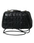Balenciaga Elegant Black Crocodile & Lamb Leather Evening Clutch – Women