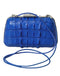 Balenciaga Electric Blue Crocodile & Lamb Leather Clutch – Women