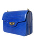Balenciaga Neo Classic Small Shoulder Bag – Blue Exotic Leather – Gold Hardware – Women’s