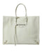 Balenciaga Papier A4 Python Leather Tote White Yellow Women’s