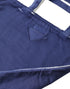 Prada Blue Jersey Fabric Logo Shoulder Shopping Tote Bag for Women