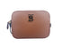 Burberry Small TB Logo Camera Crossbody Bag Tan Leather Women's