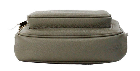 Burberry Dark Fern Green Grainy Leather Camera Crossbody Bag for Women