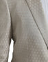 Dolce & Gabbana Beige MARTINI Single Breasted Coat Blazer
