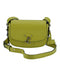 Jimmy Choo ARENNE Satchel Small Shoulder Bag in Lime Yellow Patent Leather for Women