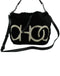 Jimmy Choo Black Shearling Leather Top Handle & Shoulder Bag for Women
