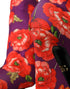 Dolce & Gabbana Purple Floral Jersey Stretch Ankle Boots – Women’s High Heels