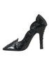 Dolce & Gabbana Black Crystal Cinderella PVC Heels – Women's Luxury Pumps Shoes