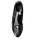 Dolce & Gabbana Black Crystal Cinderella PVC Heels – Women's Luxury Pumps Shoes