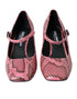 Dolce & Gabbana Pink Python Leather Mary Jane Pumps – Women's Exotic Heels