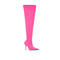 Balenciaga Pink Stretch Pointed-Toe Over-the-Knee Boots – Women