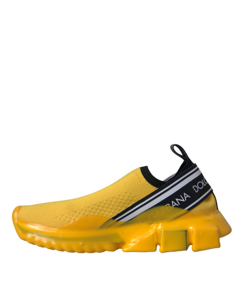 Dolce & Gabbana Sorrento Slip-On Sneakers Shoes in Yellow for Women
