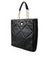 Dolce & Gabbana Jungle Quilted Leather Tote Bag in Black for Women