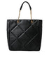 Dolce & Gabbana Jungle Quilted Leather Tote Bag in Black for Women