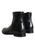 Dolce & Gabbana Black Calf Leather Men Ankle Boots Men Shoes