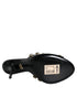 Dolce & Gabbana Black Crystal Heels | Women’s Keira Leather Sandals