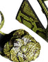 Dolce & Gabbana Python Platform Heels Green Exotic Leather Women’s Sandals