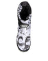 Dolce & Gabbana Mid Calf Boots White Padded Logo Print Winter Snow Shoes for Women’s