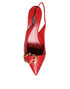 Dolce & Gabbana Devotion Slingback Sandals Red Lambskin Leather - Women’s Heels