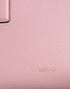 Versace Pink Grainy Calf Leather Small Top Handle Crossbody Bag for Women