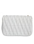 Versace Mini Crossbody Shoulder Bag – White Quilted Nappa Leather for Women