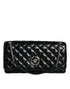 Versace Black Quilted Lambskin Leather Crossbody Shoulder Bag – Women