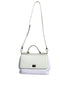 Dolce & Gabbana Sicily Crossbody Satchel – White Raffia & Leather – Gold Hardware – Women’s