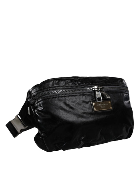 Dolce & Gabbana Black Nylon Belt Bag Fanny Pack for Women