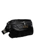 Dolce & Gabbana Black Nylon Belt Bag Fanny Pack for Women
