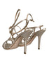Dolce & Gabbana Strappy Stiletto Heels Sandals Beige Leather Women’s