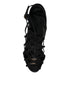 Dolce & Gabbana Black Tulle Stretch Leather Heels Sandals – Women's Luxury Mesh Shoes