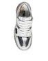 Dolce & Gabbana Low-Top Sneakers White Silver Leather - Luxury Shoes