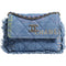 Chanel Mood Flap Micro Bag – Blue Denim – Silver Hardware – Series 31 – Women’s
