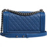 Chanel Boy Bag – Medium – Blue Caviar Leather – Ruthenium Hardware – Women’s