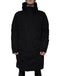 Dolce & Gabbana Black Hooded Parka Cotton Trench Coat Jacket