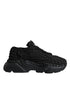 Dolce & Gabbana Daymaster Sneakers Low Top Black Knitted Fabric Shoes