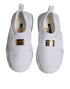 Dolce & Gabbana White Padded Fabric Low-Top Sneakers Shoes with Chunky Sole for Women